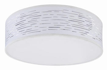 Globo LED-Deckenleuchte Weiß Chrom Metall Kunststoff 160 mm 13 cm (4558374301)
