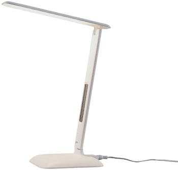 Lindby Ludmilla LED-Tischlampe, Display, weiß