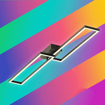 tint Smarte Zigbee Deckenleuchte Ciso RGBW in Schwarz 24W 3000lm schwarz