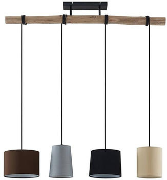 Lindby Amilia 4 Pendelleuchte Black/Grey/Beige (9627777)