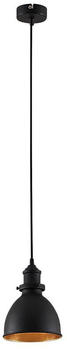 Lindby Jasminka 1 Pendelleuchte Black/Gold (9621724)