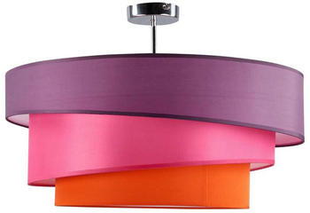 Lindby Melia Deckenleuchte Violet/Pink/Orange/Chrome (9639035)