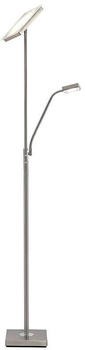 Lindby Sumani LED Stehleuchte Satin Nickel (9945430)