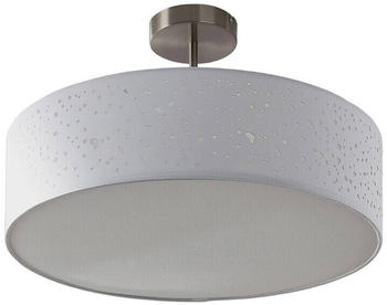 Lindby Umma Deckenleuchte H30 White/Satin Nickel (9624199)