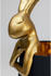 KARE Tischleuchte Animal Rabbit Polyresin Gold Schwarz Gold / 68 cm (53470)