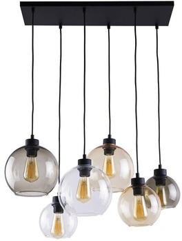 TK Lighting Cubus Hängelampe 6-flammig graphite