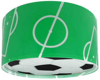 Dalber Deckenleuchte Football Grün/Weiß E27 2-flammig grün