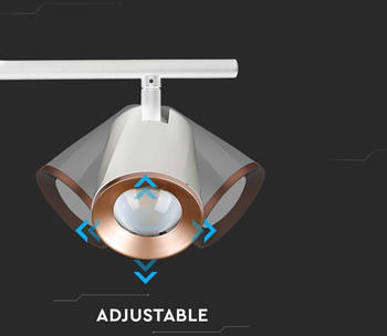 V-TAC LED Spotleuchte 2xLED/5W/230V 3000K weiß
