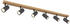 Globo Strahler Robby Alu Eisen Stahl & Metall Grau Graphit (57911-6DG)