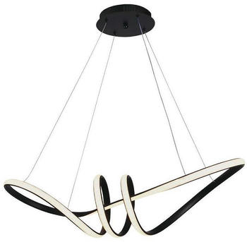 V-TAC LED-Hängeleuchte an Schnur LED/24W/230V 3000K schwarz