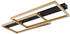 Globo LED-Deckenleuchte Opal Schwarz Gold Metall Kunststoff 39.8x10.2 cm (4558176201)
