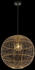 Globo Hildegard Hängeleuchte natur E27 dimmbar 40x155cm natur (15368H1)