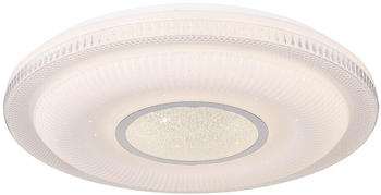 Globo Magnifique Smart Home LED Deckenleuchte 50x8,8cm wei&szlig;,chrom (48007FSH-30)