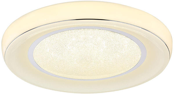 Globo Mickey LED Deckenleuchte weiß opal mit Fernbedienung 66x9cm weiß,opal (483110-30)