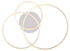 Globo Munni LED Deckenleuchte nickel matt 68x55x10cm nickel-matt (67220-40R)
