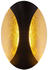Globo Alexandra LED Wandleuchte schwarz, blattgold x21x15cm schwarz,gold (78400G)