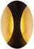 Globo Alexandra LED Wandleuchte schwarz, blattgold x21x15cm schwarz,gold (78400G)
