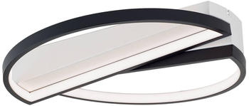 Orion LED-Deckenlampe Olga, schwarz/weiß