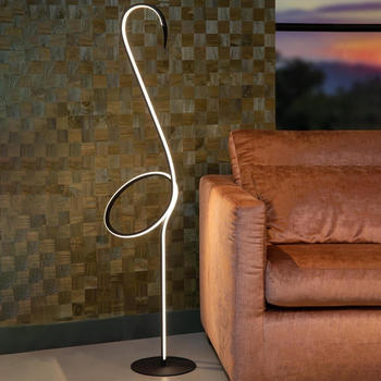 Lucide LED Stehleuchte RGB Flamingo in Schwarz 14W 621lm schwarz
