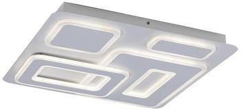 Rabalux 5859 LED Deckenleuchte Montelle Metall matt weiß B:50cm H:50cm Farbtemperatur einstellbar, dimmbar, mit Fernbedienung