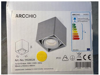 Arcchio Strahler KUBIKA 1xGU10/50W/230V