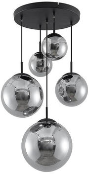 Lindby Teeja 5 Cluster Pendelleuchte Smoke (9628020)