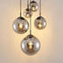 Lindby Teeja 5 Cluster Pendelleuchte Smoke (9628020)