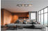 Globo LED-Deckenleuchte Opal, Schwarz, Gold 35.5x7x104.5 cm (4558143103)