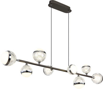 Globo LED-H&auml;ngeleuchte Klar, Chrom, Titan 24x120x109 cm (4558237103)