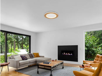 Globo LED-Deckenleuchte Opal, Wei&szlig; rund,rund, 5 cm (4558258902)