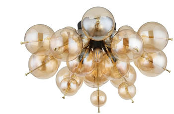 Globo Deckenleuchte Schwarz, Gold 28 cm (4558297505)