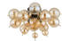 Globo Deckenleuchte Schwarz, Gold 28 cm (4558297505)