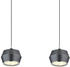 Globo LED-Hängeleuchte Grau, Opal 10x200x80.5 cm (4558223802)