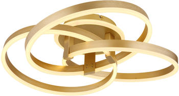 Globo LED-Deckenleuchte Opal, Gold 57.5x20x60 cm (4558121802)