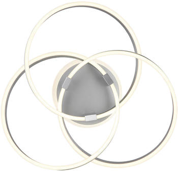 Globo LED-Deckenleuchte Grau, Opal 57.5x20x60 cm (4558121801)
