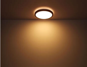 Globo LED-Deckenleuchte Opal, Schwarz, Weiß, Dunkelbraun 180 mm, F, 9.5 cm, (4558453002)