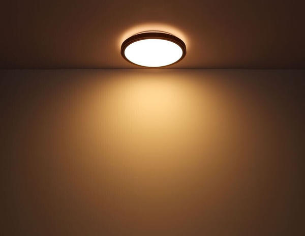 Globo LED-Deckenleuchte Opal, Schwarz, Weiß, Dunkelbraun 180 mm, F, 9.5 cm, (4558453002)