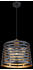 Globo Hängeleuchte Ablona, Natur, Schwarz, Gold 120 cm (4558324503)