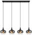 Globo Hängeleuchte Maxy, Schwarz 18x120x100 cm (4558481504)
