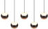 Trio Hängelampe Orbit 100cm mattschwarz