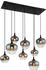 Globo Hängeleuchte Maxy 8xE27 H120cm schwarz matt