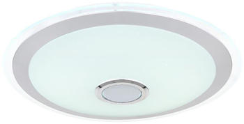 Globo LED-Deckenleuchte Klar, Opal, Silber, Weiß, Chrom 294 mm, 10.5 cm (4558456801)