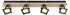 Globo LED-Strahler, Schwarz, Dunkelbraun F, 8x11x66 cm (4558334103)