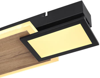 Globo LED-Deckenleuchte Opal, Schwarz 25x8x71.5 cm (4558457301)