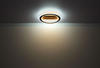 Globo LED-Deckenleuchte Opal, Schwarz 45x5x45 cm (4558191801)