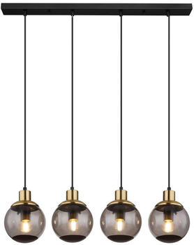 Globo H&auml;ngeleuchte Schwarz, Messing 15x110x75 cm (4558491902)