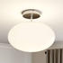 Lindby Sonika Deckenleuchte Satin Nickel/Opal White (9626456)