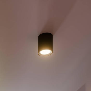 Nordlux LED-Deckenspot Landon Smart, schwarz, Höhe 14 cm