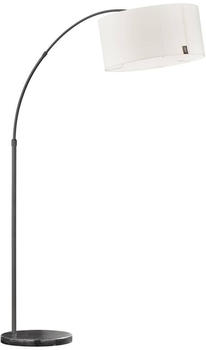 Schöner Wohnen Bowe Bogen-Stehlampe, schwarz/weiß