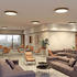 Arcchio Noabelle LED-Deckenlampe, schwarz, 80 cm